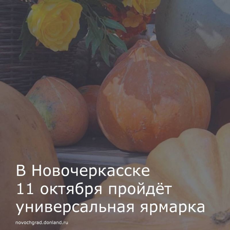 В Новочеркасске 11 октября пройдёт универсальная ярмарка