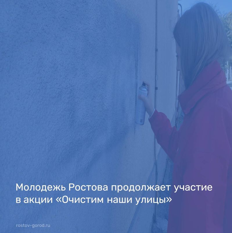 Ростовская молодежь продолжает делать город чище и безопаснее