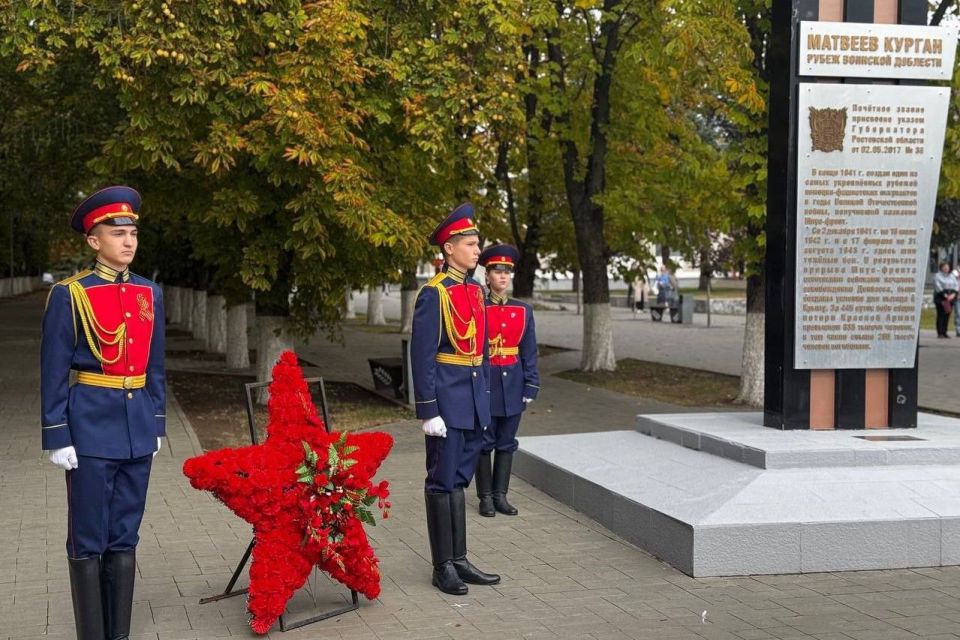 Ростовская область принимает патриотическую эстафету «Венок Славы»