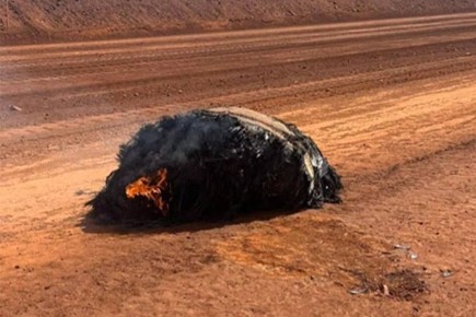 На западе Австралии возле шахты упал фрагмент космического мусора