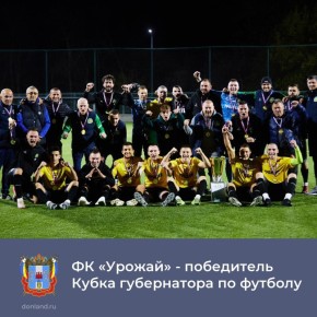 На Дону стали известны победители Кубка губернатора Ростовской области по футболу среди мужских любительских команд (высшая лига)