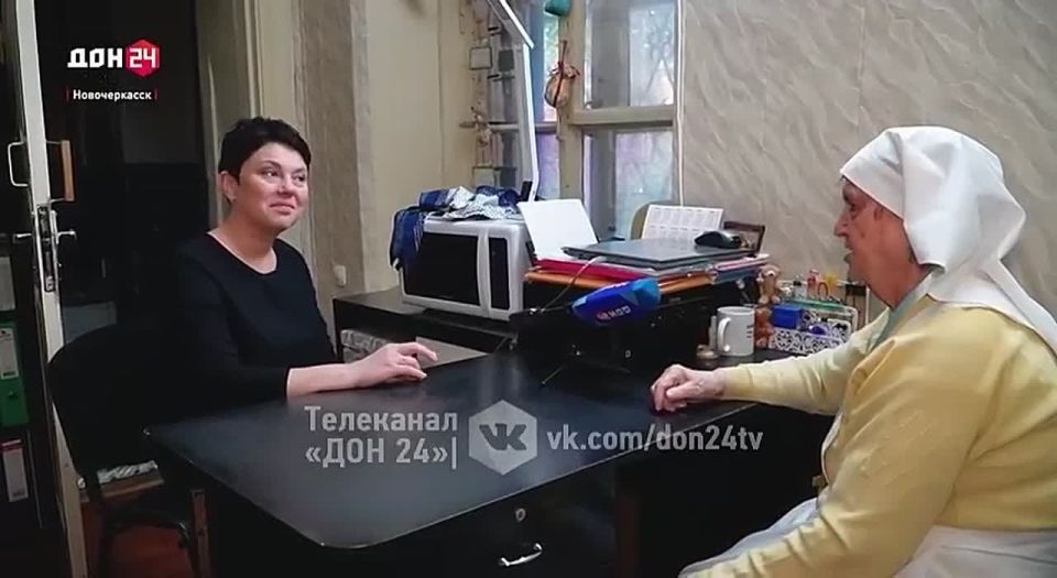 90-летняя сестра милосердия из Новочеркасска помогает стране