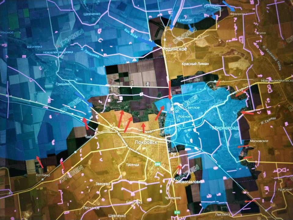 Юрий Котенок: Покровское (Красноармейское) направление