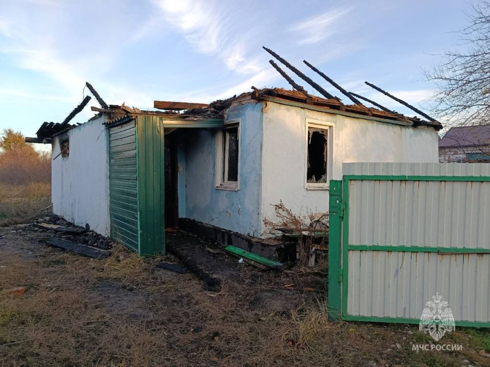Остались без дома…. Возгорание произошло в хуторе Обухов-4 Красносулинского района