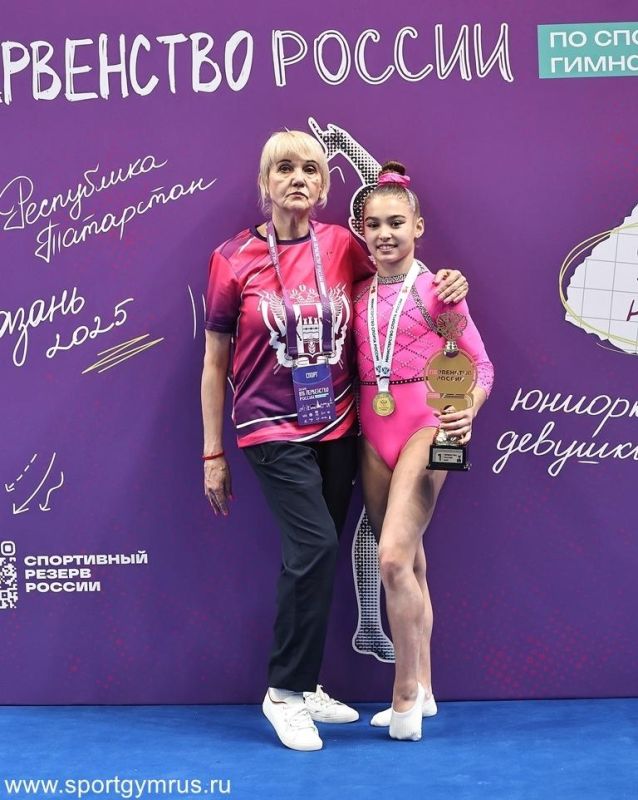 Выступление ростовской гимнастки на Первенстве России принесло ей золотую и серебряную медали
