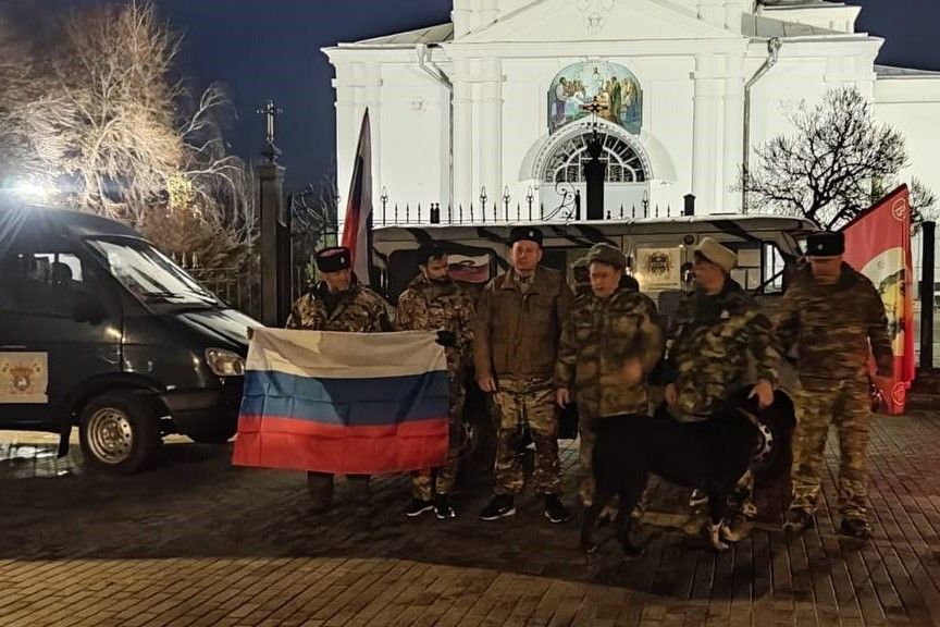 Донские казаки доставили очередную партию помощи бойцам в зону СВО