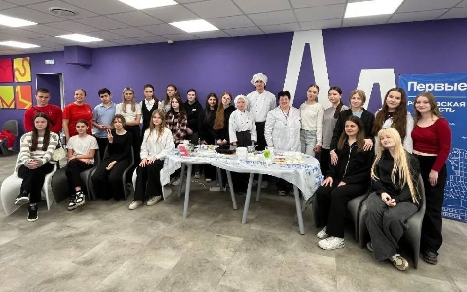 Мастер-класс по молекулярной кухне в рамках «Научных клубов «Движения Первых»