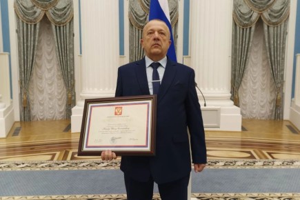 Сотрудник сельской администрации Советского района награжден почетной грамотой президента