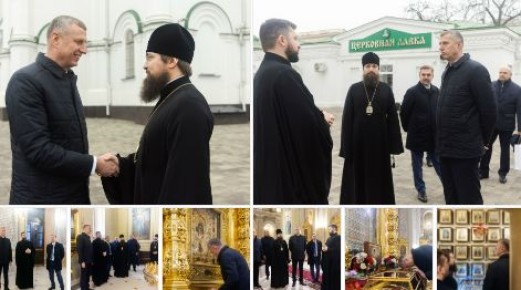 Ростов-на-Дону: белорусская делегация посетила Кафедральный собор Рождества Пресвятой Богородицы