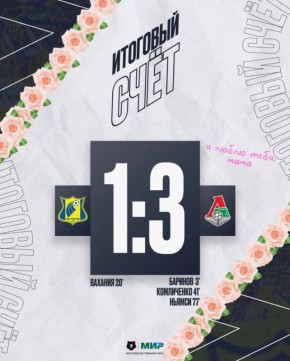 Домашнее поражение ФК «Ростов» от «Локомотива» (1:3)