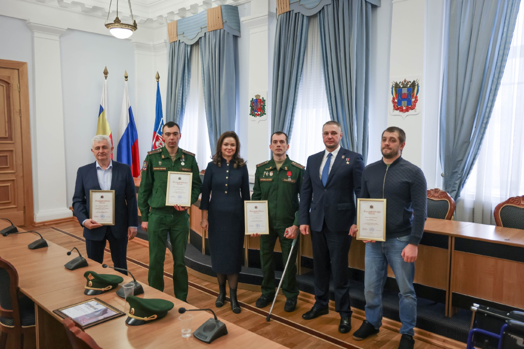 Лидия Новосельцева встретилась с ветеранами СВО