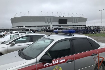 Безопасность футбольного матча РПЛ в Ростове-на-Дону обеспечила Росгвардия
