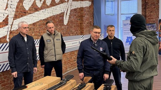 Владимир Якушев передал бойцам СВО оружие для ликвидации дронов