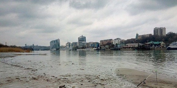 Уровень воды в реке Дон у Азова достиг опасной отметки
