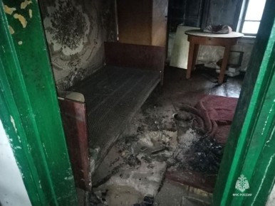 В Ростовской области на пожаре погиб мужчина