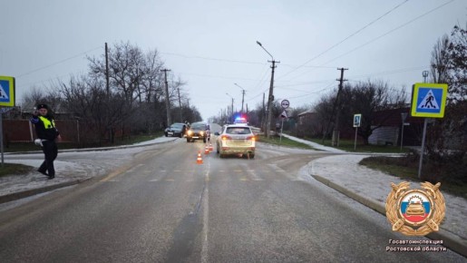 В Ростовской области на пешеходном переходе сбили подростка