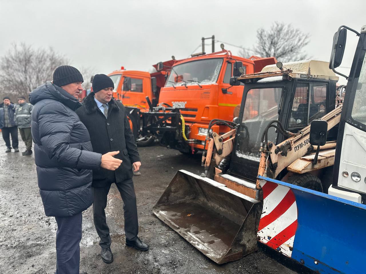 Сегодня провел контрольную проверку готовности коммунальной техники к зимнему сезону на базе МБУ «Новочеркасская служба эксплуатации»