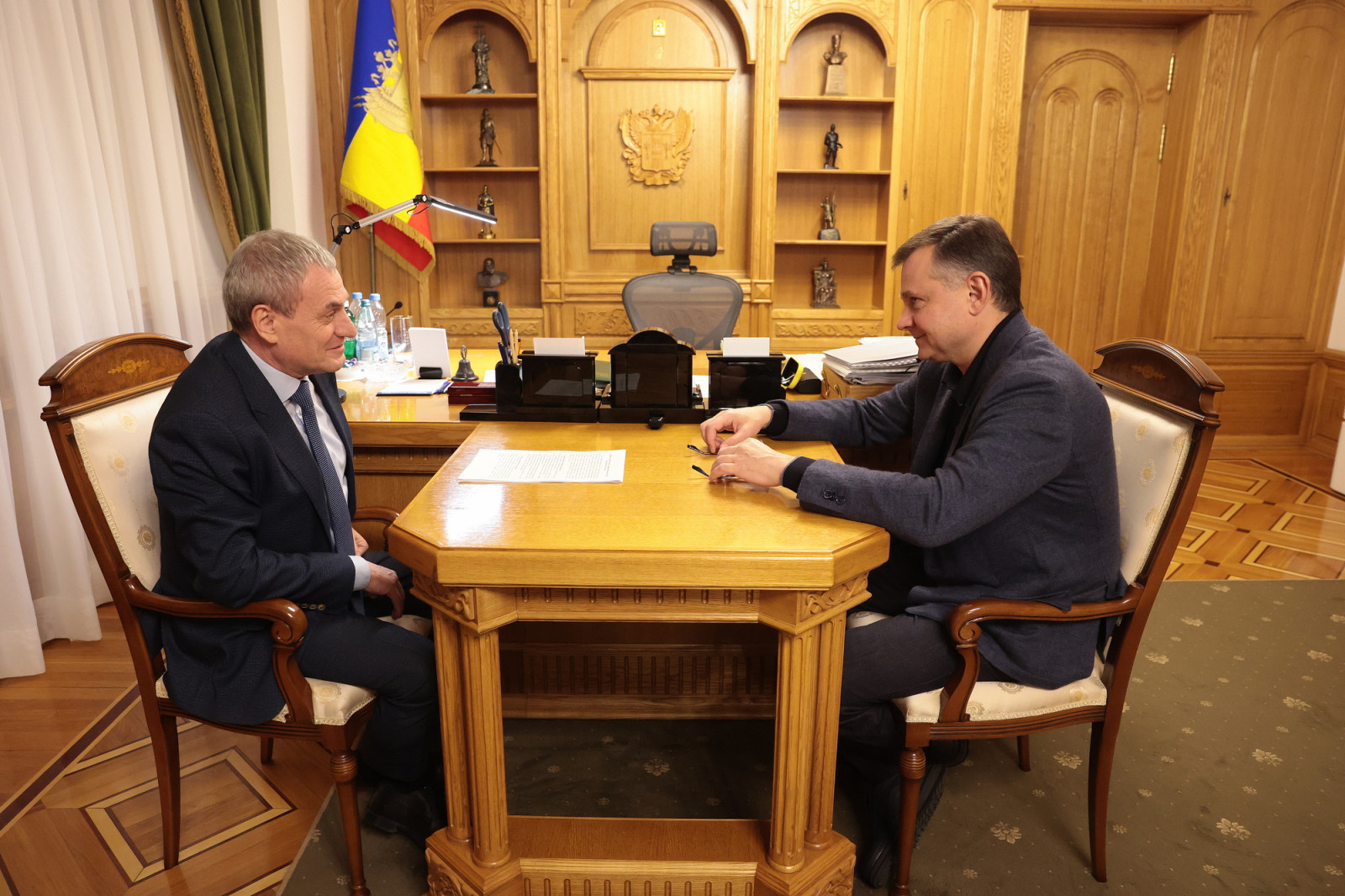 Губернатор провел рабочую встречу с руководителем Главного управления Минюста РФ по Ростовской области