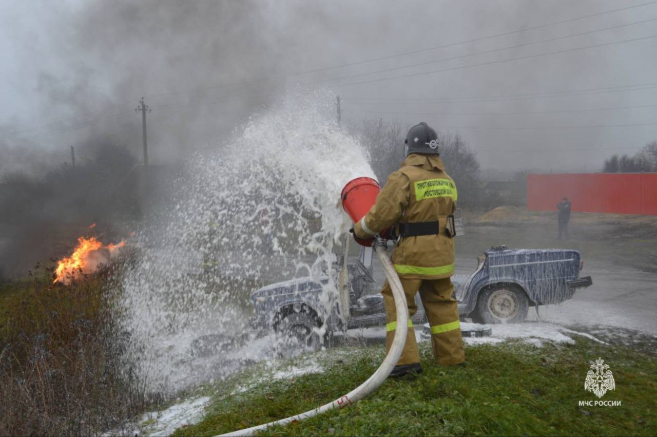 За сутки донские спасатели ликвидировали 5 техногенных пожаров