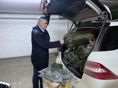 Депутат донского парламента Ашот Хбликян принял участие в гуманитарной акции «Тепло для Героя»