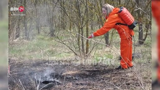 Бухгалтер против огня: женщина-волонтер трудится в Аксайском районе пожарным