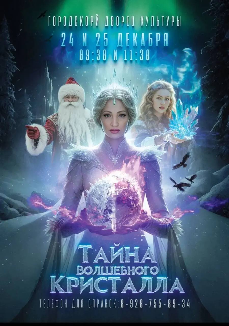 Новогоднее представление «Тайна Волшебного Кристалла»