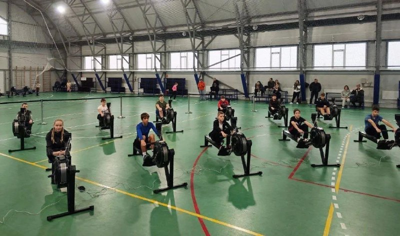 На Гребном канале "Дон" прошли открытые областные соревнования "Новогодние старты"