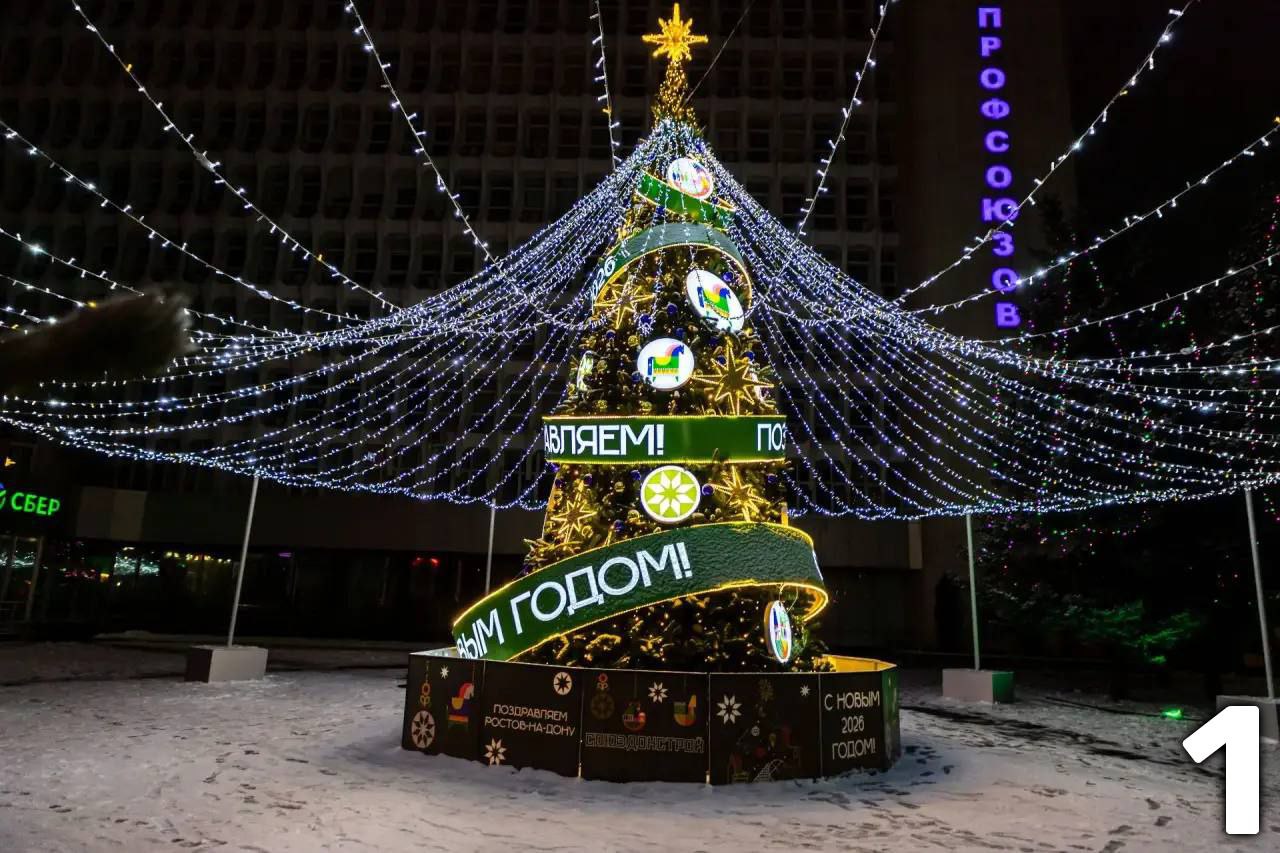Ростовчане могут выбрать самую нарядную елку города