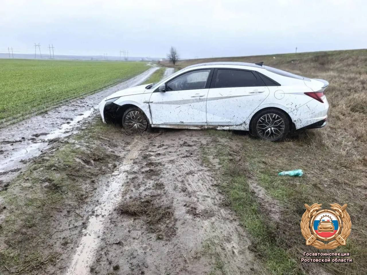 В результате ДТП на автодороге «Волгодонск – Зимовники» пострадали водитель и пассажир иномарки