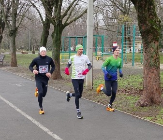 В городе прошел «Рождественский забег»