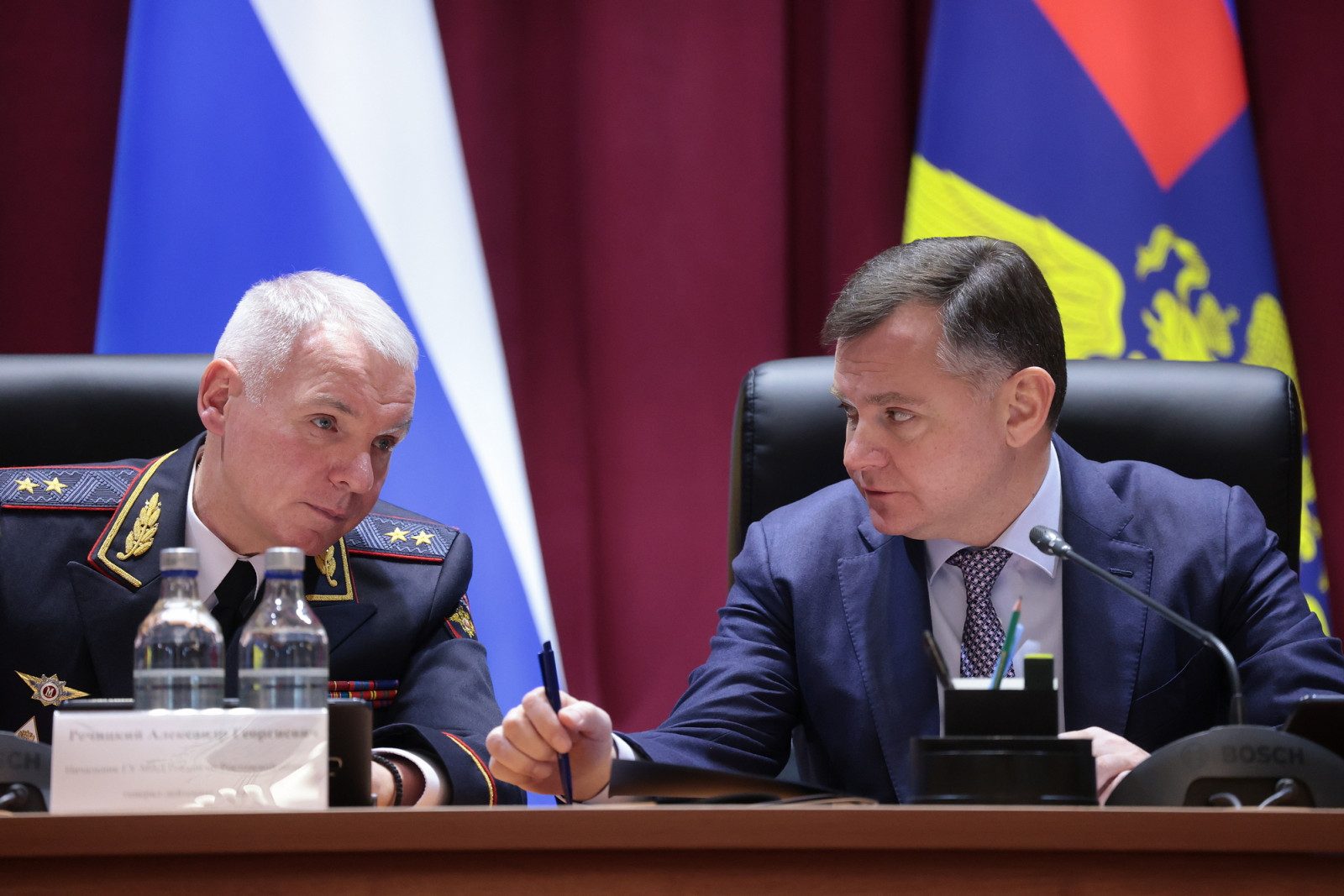 Юрий Слюсарь принял участие в заседании коллегии ГУ МВД России по Ростовской области