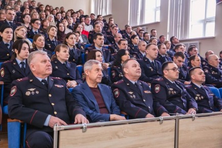 Начальник донского главка МВД Александр Речицкий принял участие в расширенном заседании ученого совета Ростовского юридического института МВД России