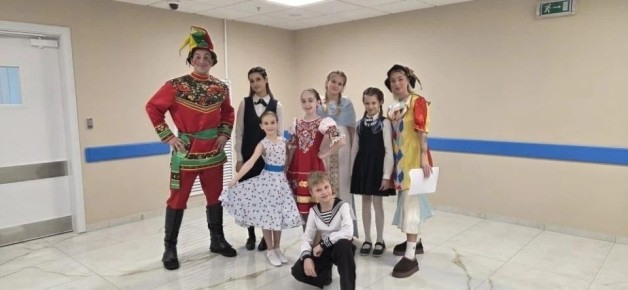 «Январские Забавы» порадовали пациентов областной детской клинической больнице