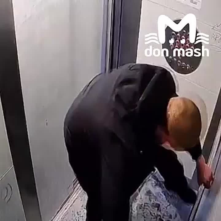 Батайский терминатор попытался разнести лифт в ЖК "Встреча"