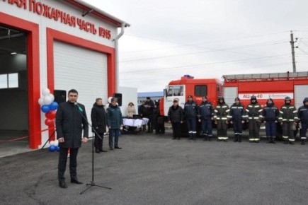 Муниципальная пожарная часть заступила на дежурство в станице Ольгинской