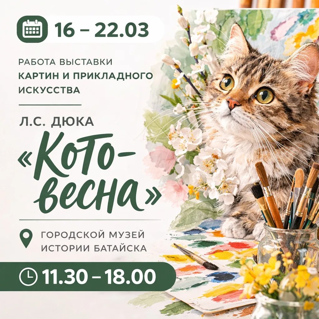 Куда сходить в Батайске на следующей неделе?