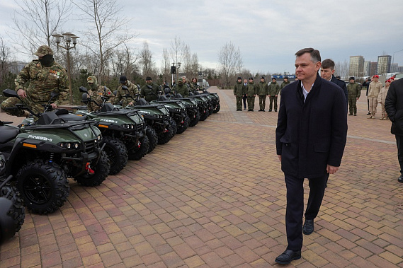 Бойцам добровольческого корпуса «Князь Владимир» передана очередная партия спецтехники