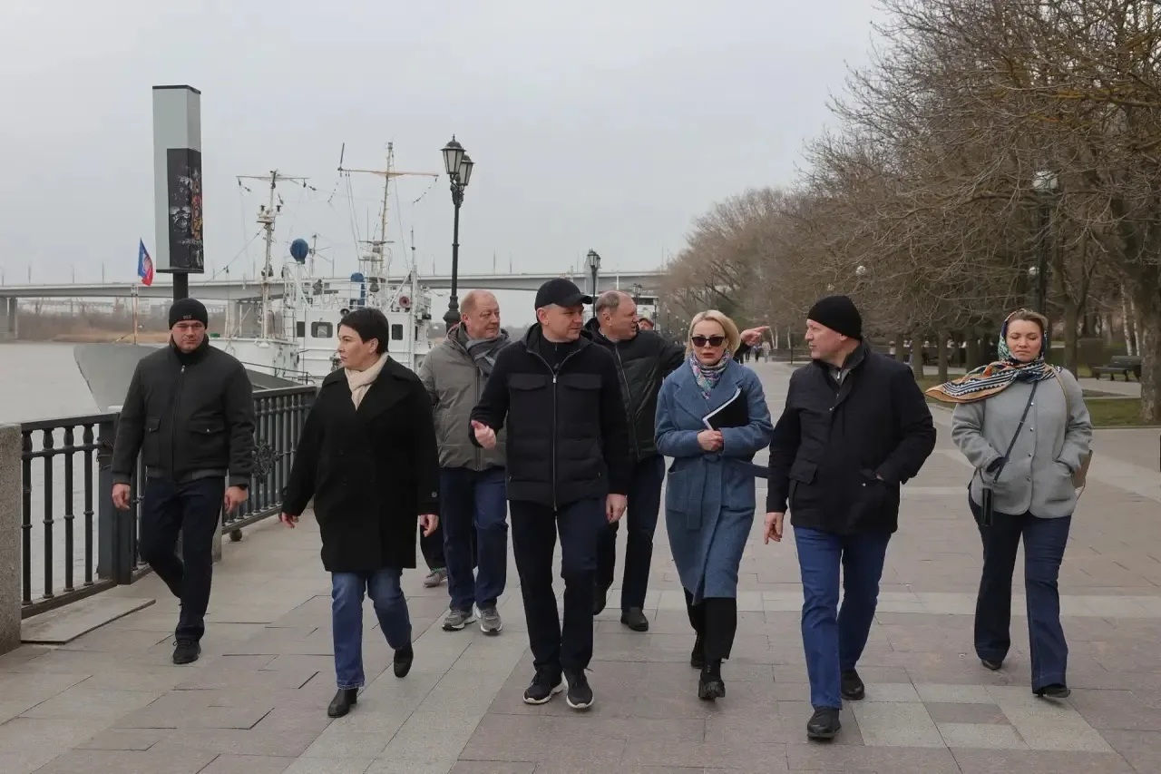 Юрий Слюсарь и Александр Скрябин обсудили благоустройство ростовской набережной