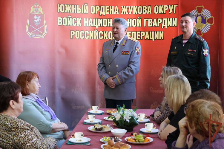 Встреча с семьями павших росгвардейцев состоялась в Южном округе