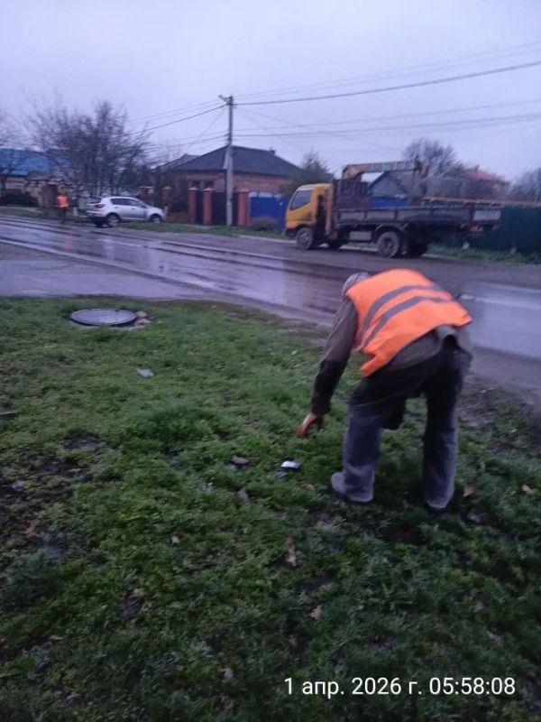 Пасмурное апрельское утро в Батайске — не повод сбавлять темп