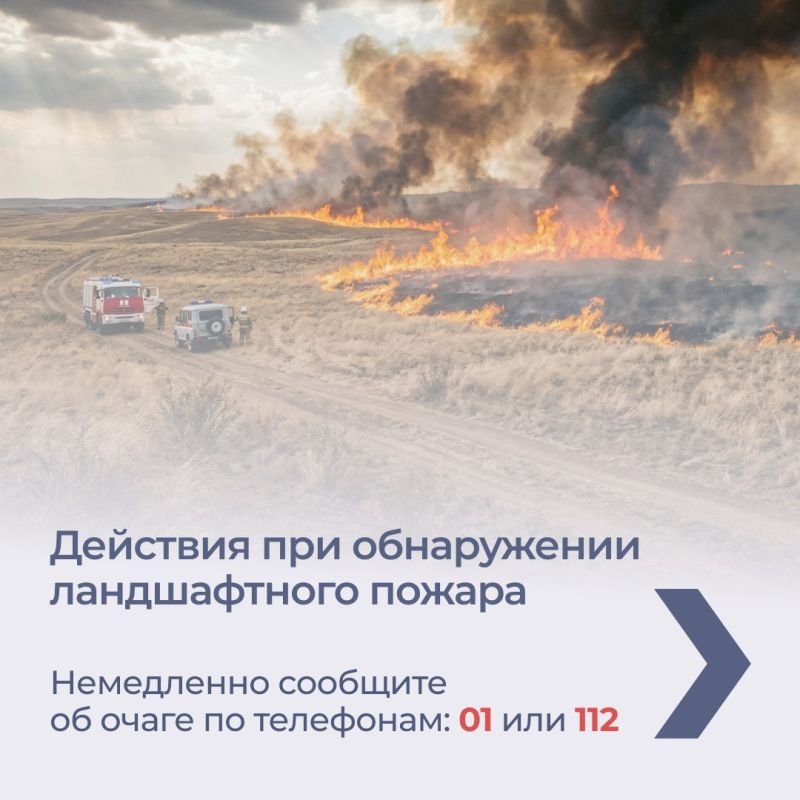 С приходом тепла в Ростовской области растет риск ландшафтных пожаров