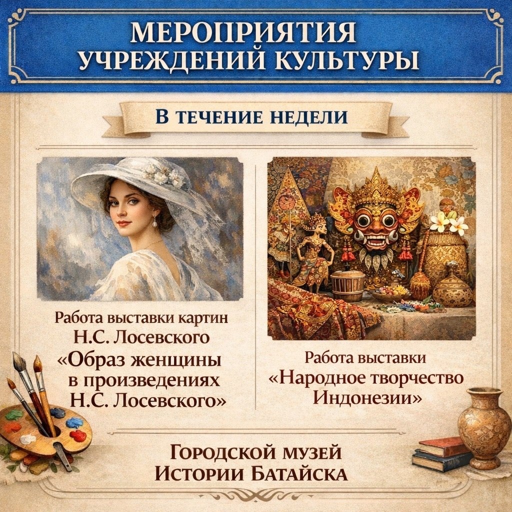 Куда сходить в Батайске на следующей неделе?