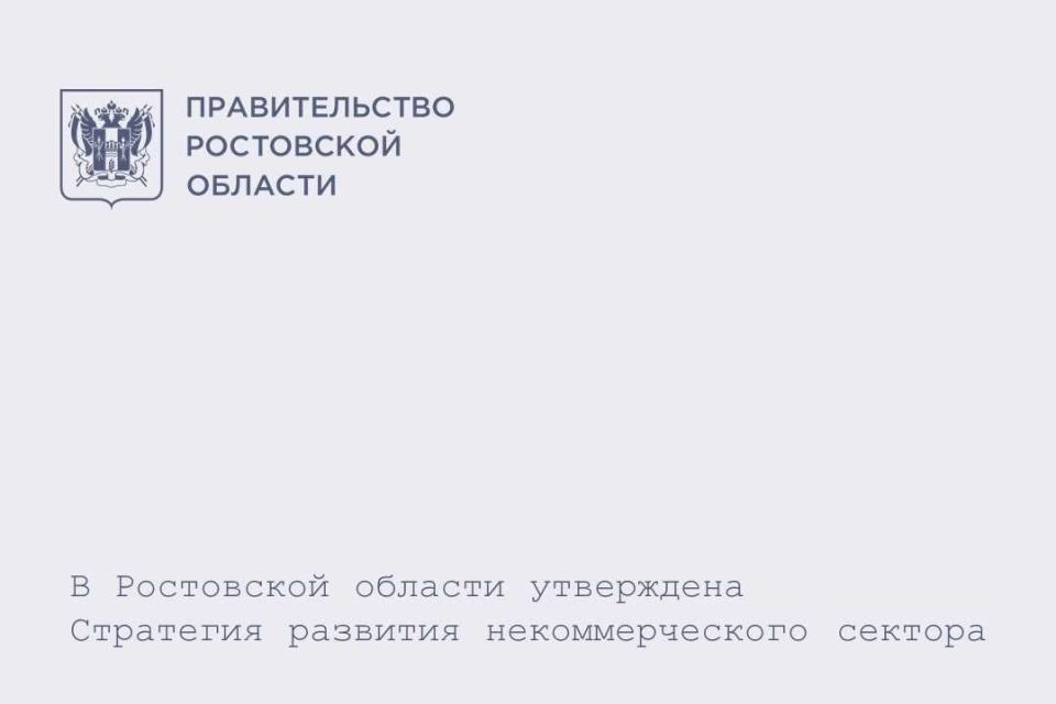 В Ростовской области утверждена Стратегия развития некоммерческого сектора