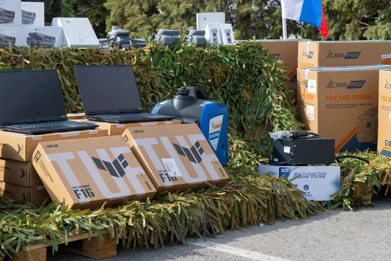 Новую партию военнотехнической помощи отправили нашим бойцам