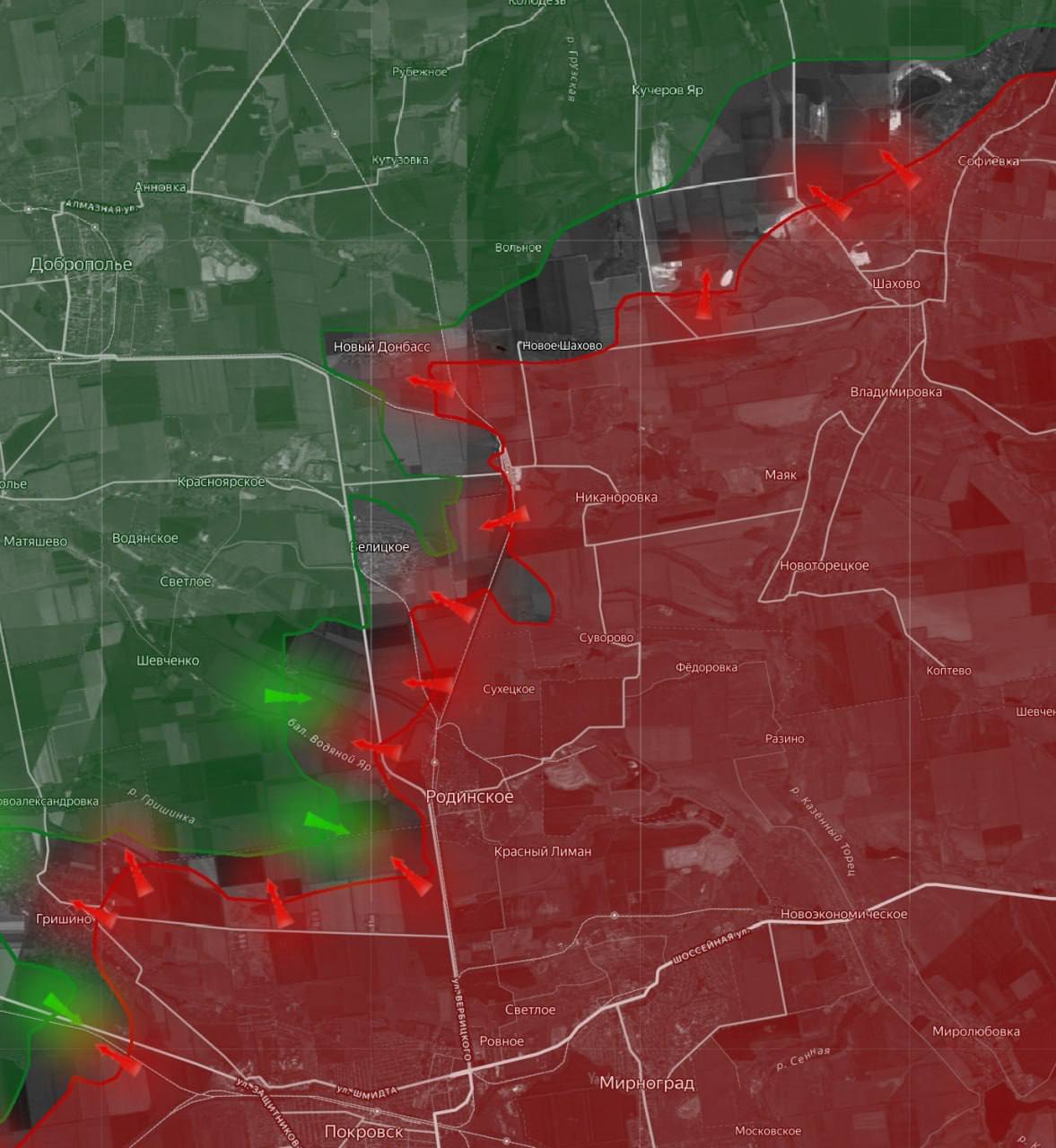 «На Покровском направлении российские войска взяли карьеры в окрестностях Нового Шахово и оттеснили ВСУ с позиций к северо-востоку от села