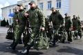 Первые призывники отправились служить