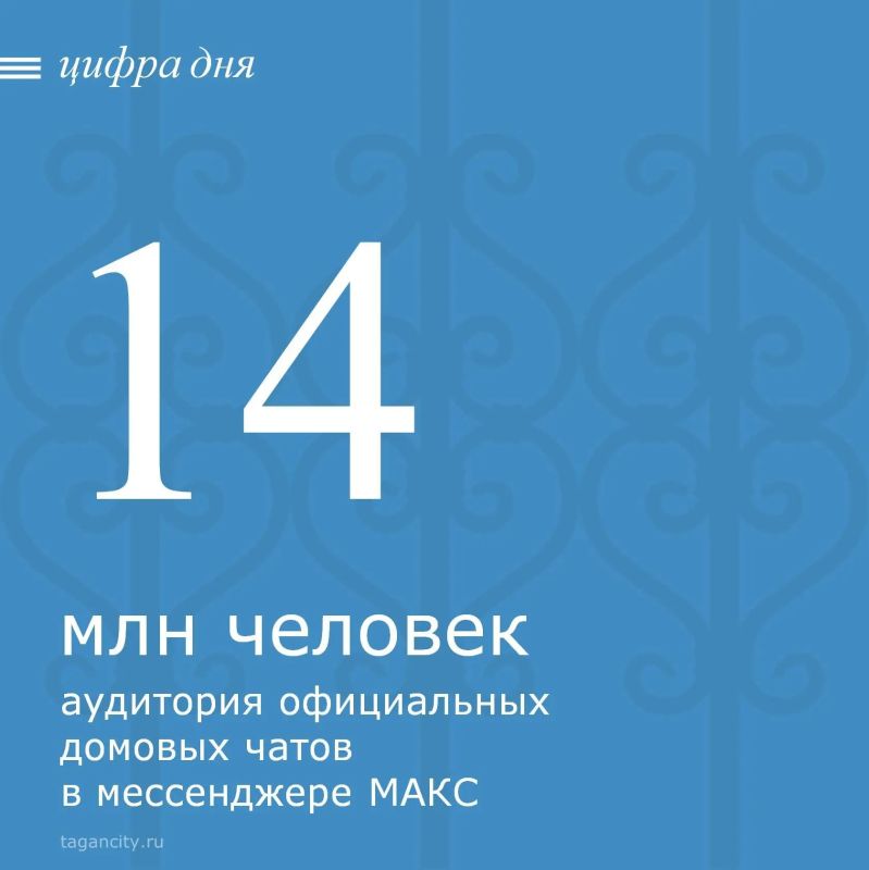 Аудитория официальных домовых чатов в мессенджере МАКС превысила 14 млн человек