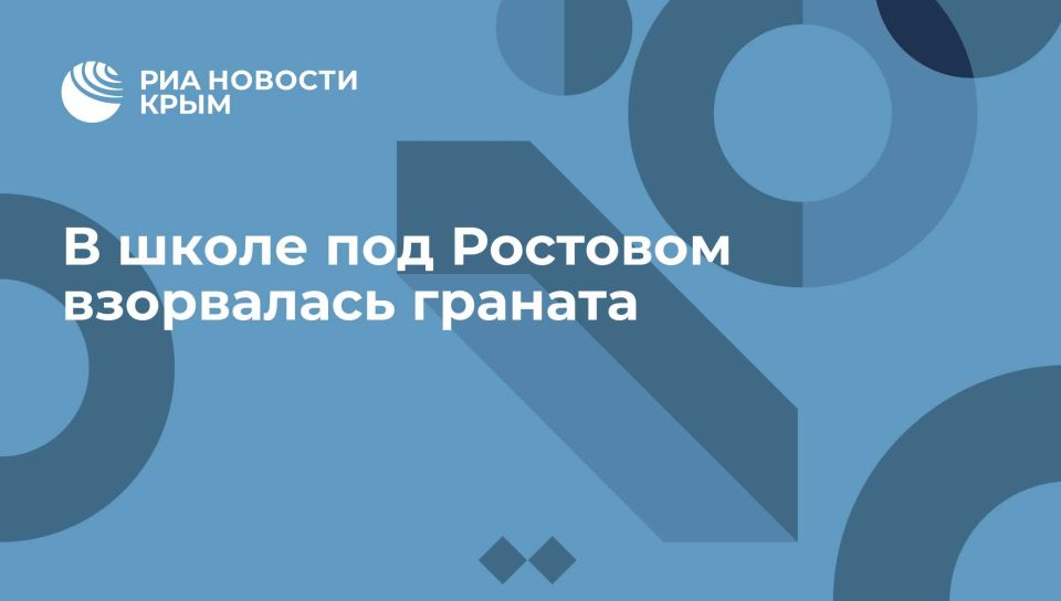 В школе под Ростовом взорвалась граната