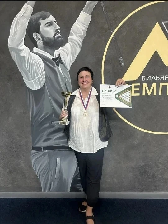 Успех спортсменки из Шахт на чемпионате Ростовской области по бильярду