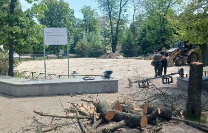 В ростовском сквере им. Фрунзе к середине июня появится детская площадка